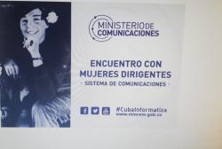 Encuentro de mujeres dirigentes del sistema de Comunicaciones