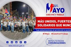 Primero de Mayo, los Comunicadores, más unidos, fuertes y solidarios 