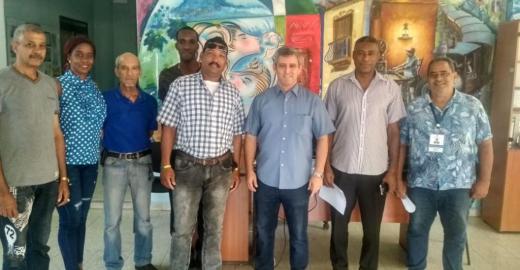 Visita Ministro Guantanamo