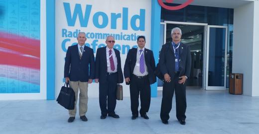 Delegación Cubana en la Cumbre Mundial de Radiocomunicaciones CMR19, Egipto
