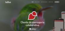 Plataforma de mensajería instantánea y colaborativa cubana toDus