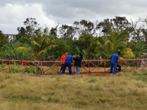 recuperación de los daños tras paso del tornado