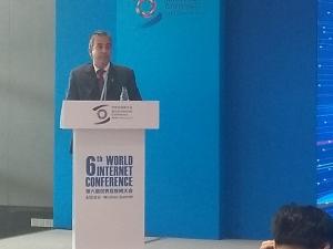 First Deputy Minister of Communications speaks at Ministerial Forum: "Intelligent Society and Sustainable Development" at 6th World Internet Conference